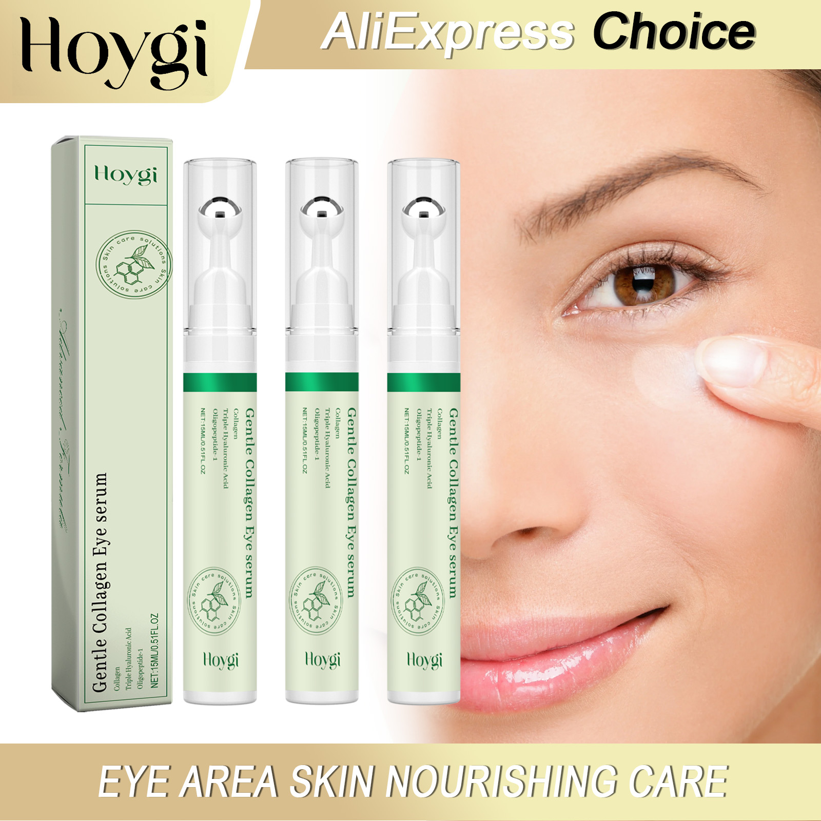 Hyaluronic Acid Serum - HOYGI Collagen Eye Serum Anti Puffiness