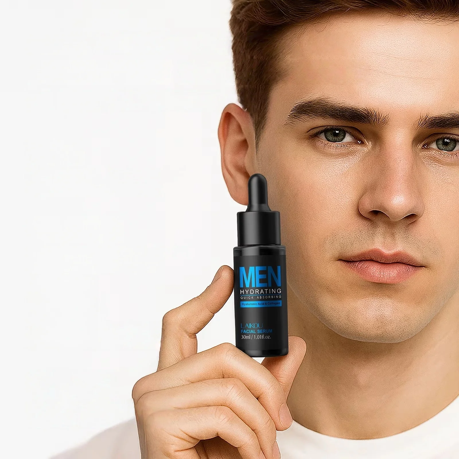 Hyaluronic Acid Serum - Mens 30ml Facial Serum Hydrating Oil