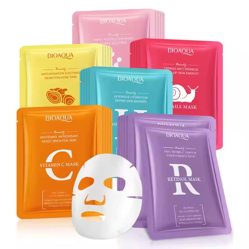 Bentonite Clay Mask - 5pcs BIOAQUA Retinol Vitamin C Face