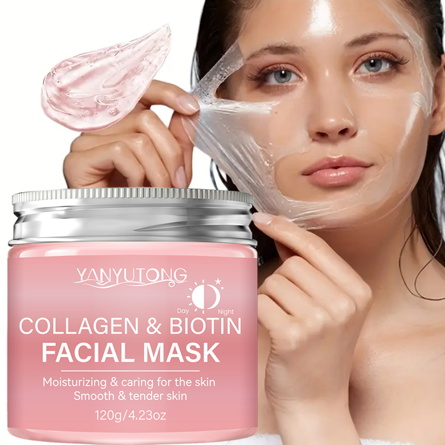 Bentonite Clay Mask - Collagen Peel Mask, Biotin Collagen Wrap