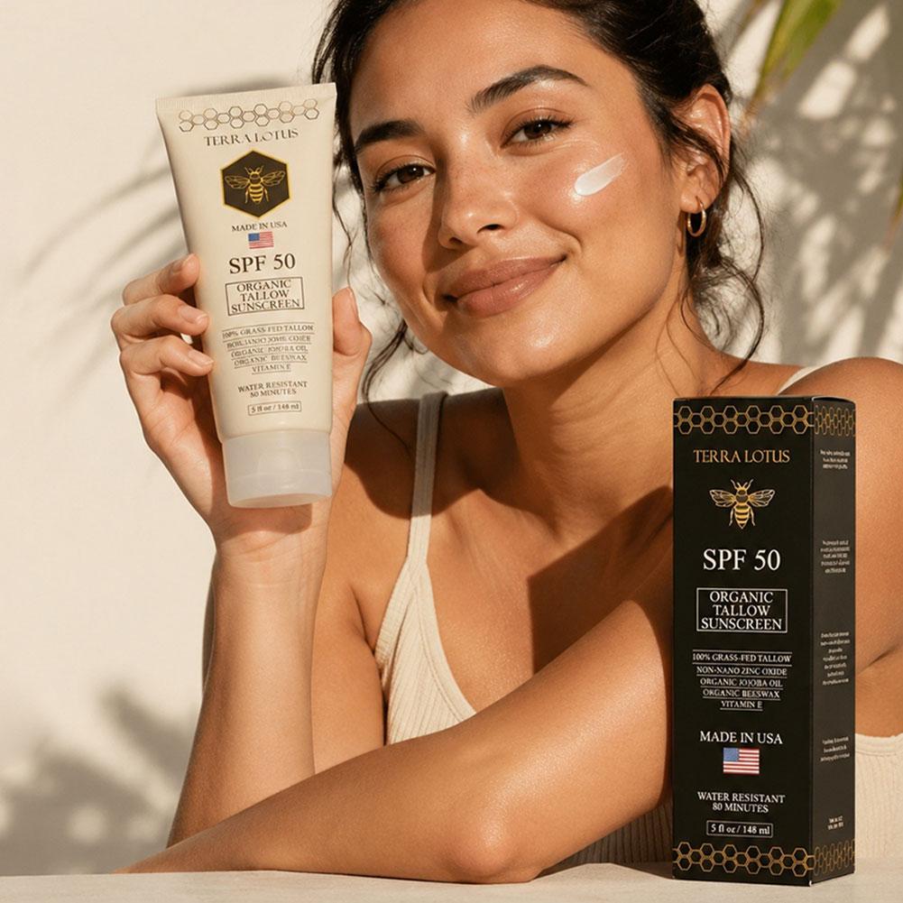 Terra Lotus SPF50 Organic Tall - Physical Sunscreen Mineral review and price