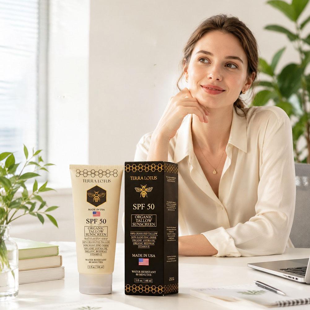 Terra Lotus SPF50 Organic Tall - Physical Sunscreen Mineral review and price