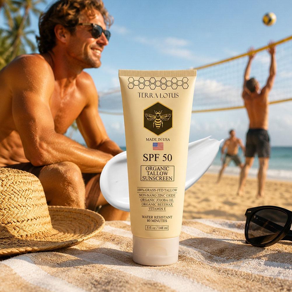 Terra Lotus SPF50 Organic Tall - Physical Sunscreen Mineral review and price