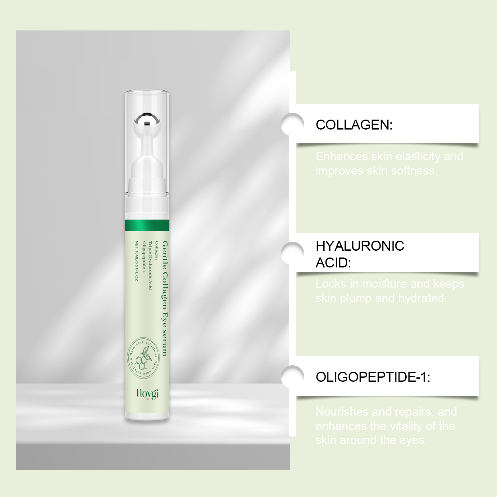 HOYGI Collagen Eye Serum Anti  - Hyaluronic Acid Serum review and price
