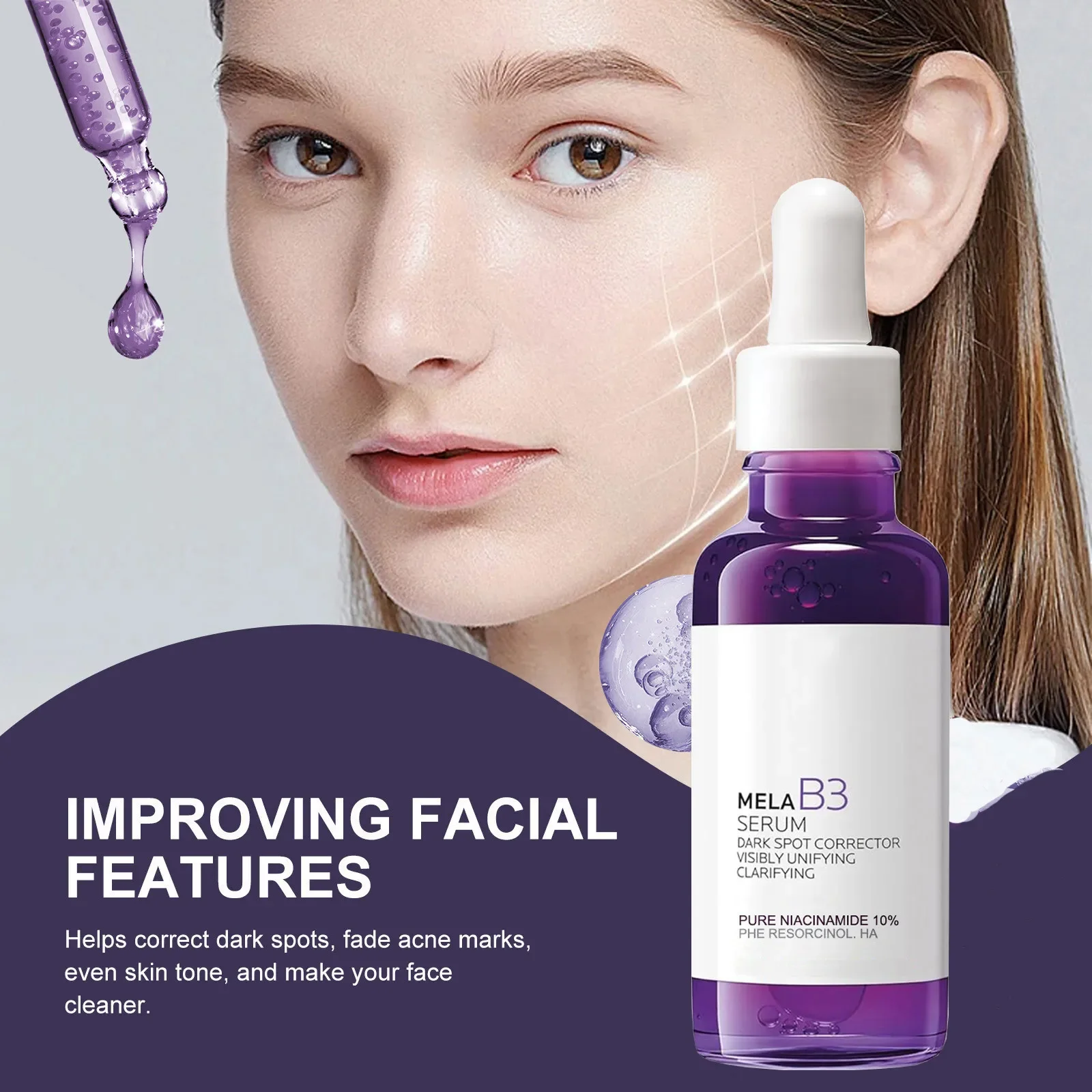 B3 Purple Serum Skin Brighteni - Skincare La Roche Posay review and price
