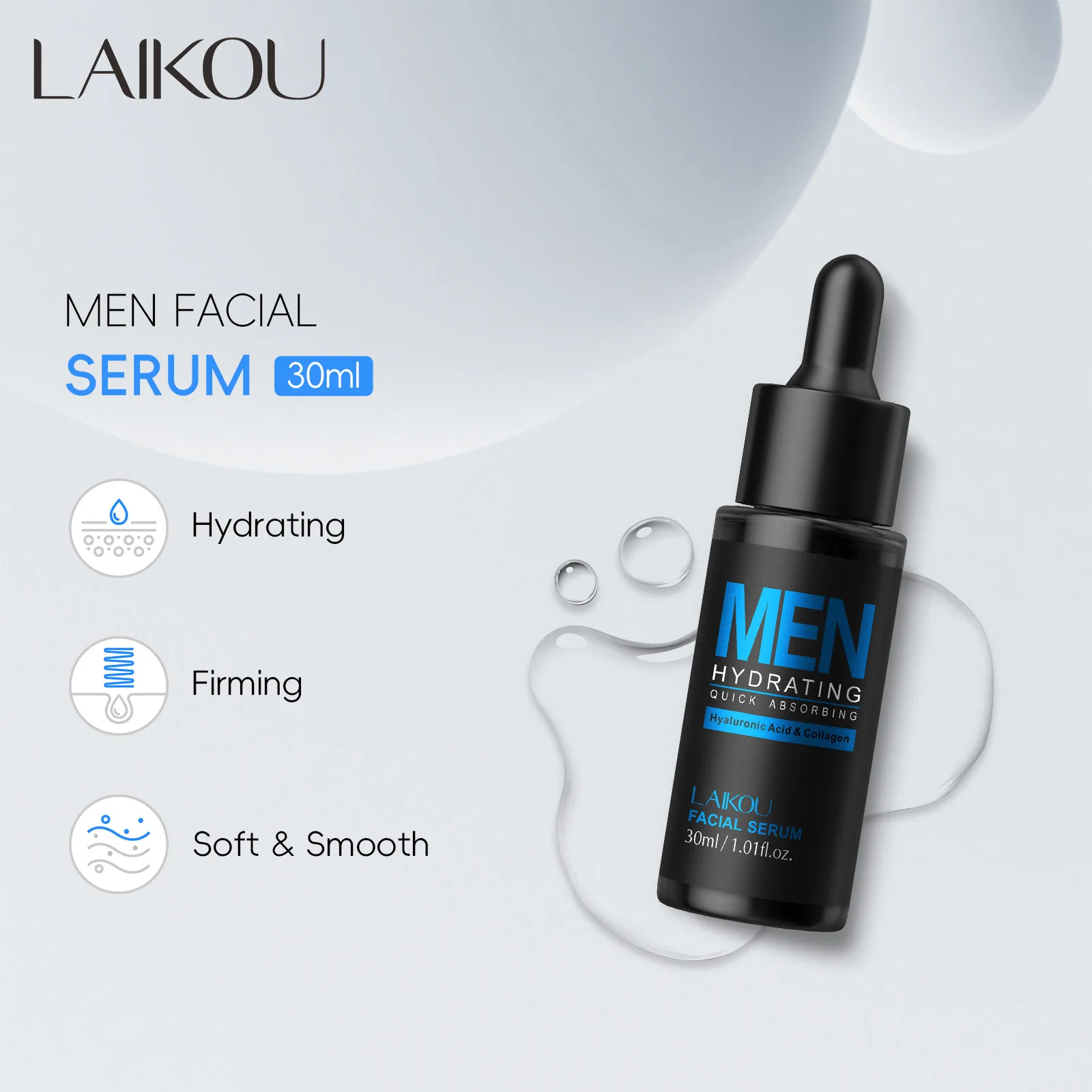 Mens 30ml Facial Serum Hydrati - Hyaluronic Acid Serum review and price